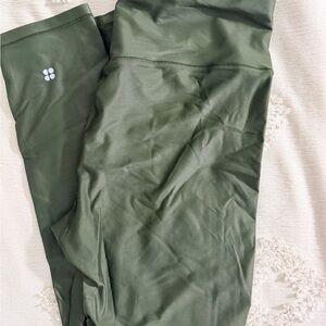 Sweaty Betty 7/8 Olive Leggings L